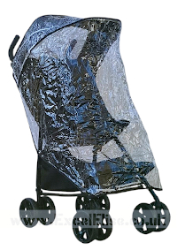 Budget XL BLACK (inc. footplate) + Sun Hood, Rain Cover, Basket, Seat Liner & Footmuff